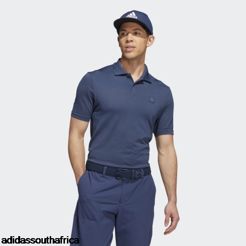 Navy Go-To Seamless Polo Shirt Adidas South Africa