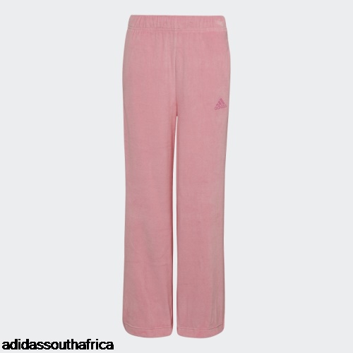 Pink Lounge Velour Regular Pants Adidas South Africa