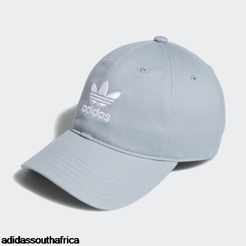 Relaxed Strap-Back Hat Light Grey Adidas South Africa