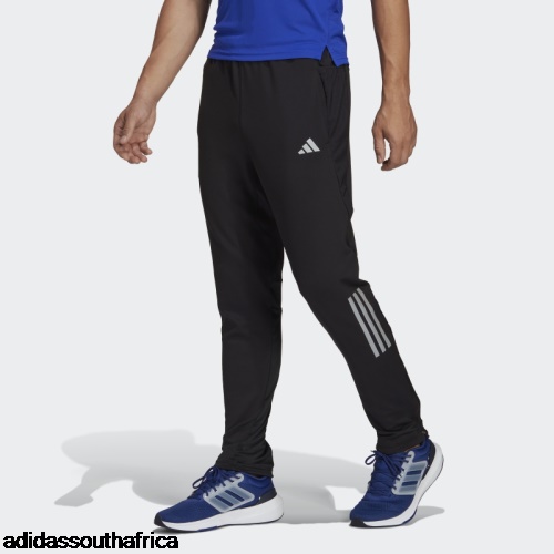 Own the Run Astro Knit Pants Black Adidas South Africa