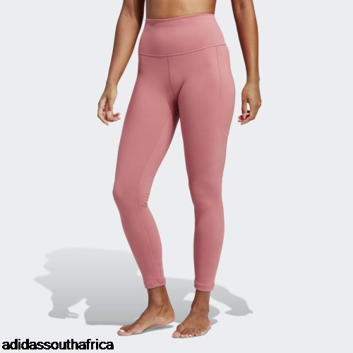 Yoga Studio 7/8 Leggings Pink Adidas South Africa