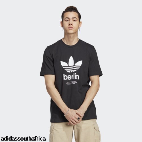 Black Icone Berlin City Originals T-Shirt Adidas Adidas South Africa