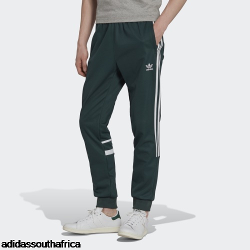 Mineral Green Adicolor Classics Cut Line Pants Adidas South Africa