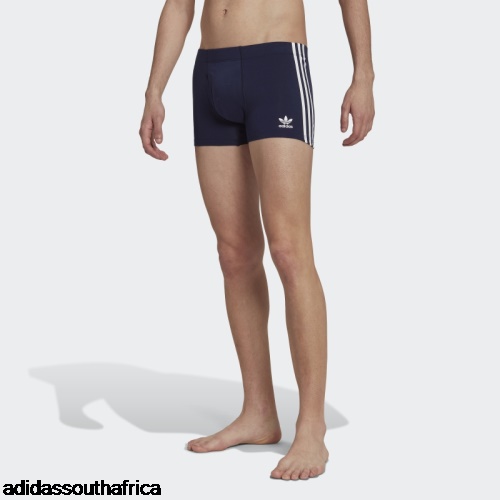 Comfort Flex Cotton 3-Stripes Trunk Briefs (3 pairs) Blue Bird Adidas Adidas South Africa