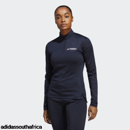 Terrex Multi Half-Zip Long Sleeve Tee Ink Adidas South Africa