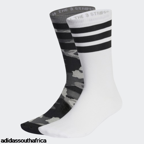 Multicolor Camo Crew Socks 2 Pairs Adidas South Africa