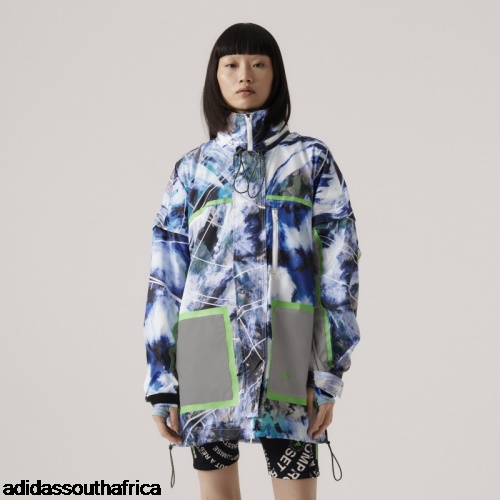 by Stella McCartney TrueNature Packable Jacket Printed Hot White Adidas South Africa