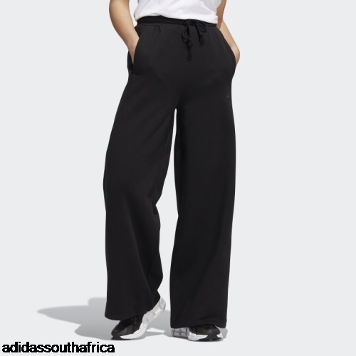 ALL SZN Fleece Wide Pants Black Adidas Adidas South Africa