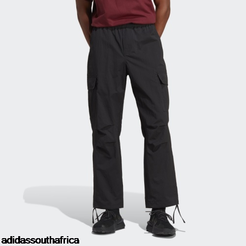 Premium Essentials Cargo Joggers Black Adidas South Africa