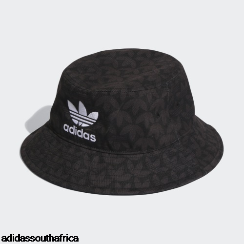 Monogram Print Bucket Hat Black Adidas South Africa