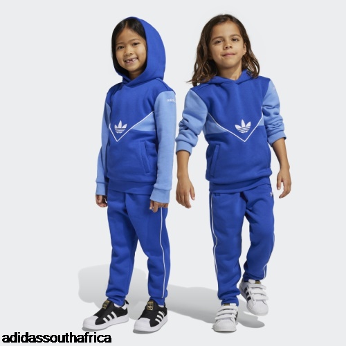 Adicolor Hoodie Set Blue Adidas Adidas South Africa