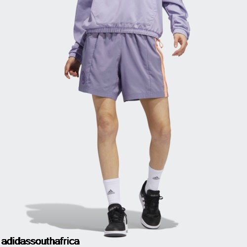 Tech Purple Hoop York City Pinned Shorts Adidas South Africa