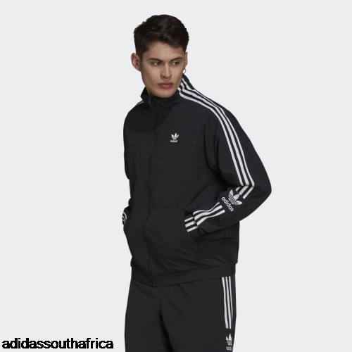 Adicolor Classics Lock-Up Trefoil Track Top Black Adidas South Africa