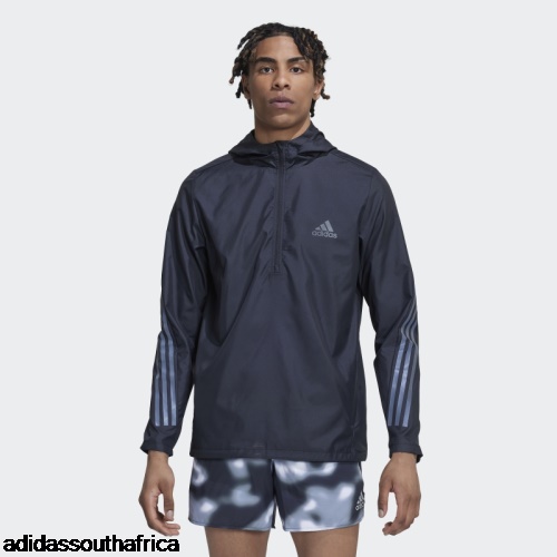 Black Run Icons 3-Stripes Jacket Adidas Adidas South Africa