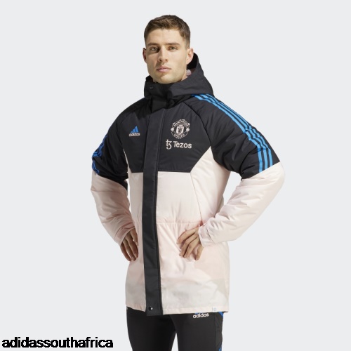 Black Manchester United Condivo 22 Stadium Parka Adidas South Africa