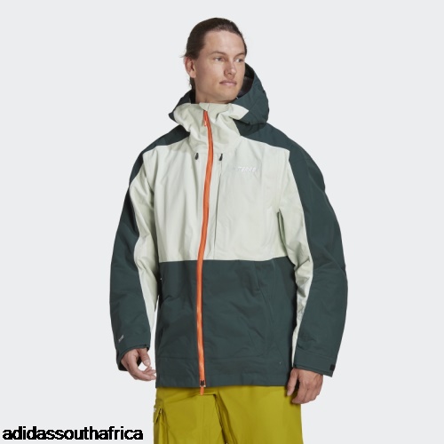 Green TERREX 3-Layer Post-Consumer Nylon Snow Jacket Adidas Adidas South Africa