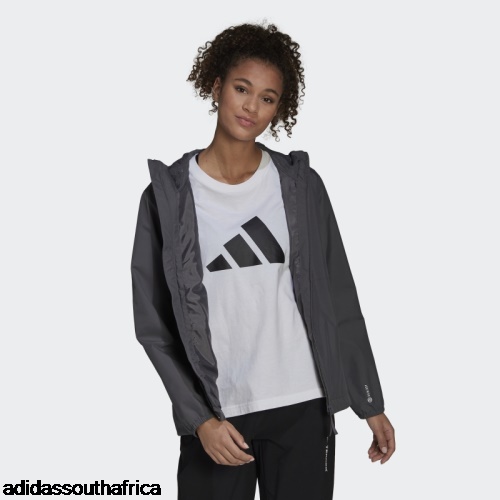 Essentials RAIN.RDY Jacket Grey Adidas South Africa