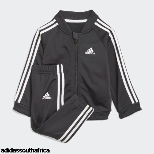 Black 3-Stripes Tricot Track Suit Adidas South Africa