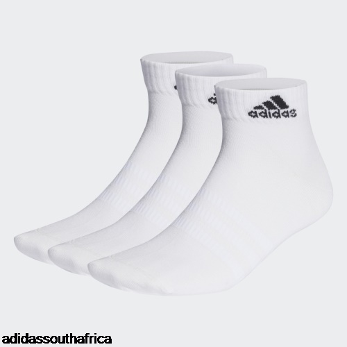 White Thin and Light Ankle Socks 3 Pairs Adidas Adidas South Africa