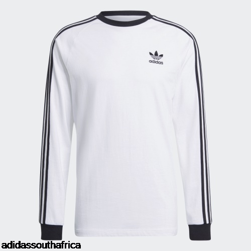 Adicolor White Classics 3-Stripes Long Sleeve Tee Adidas South Africa