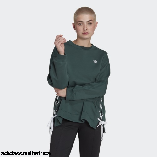 Mineral Green Always Original Laced Crew Sweatshirt Adidas Adidas South Africa