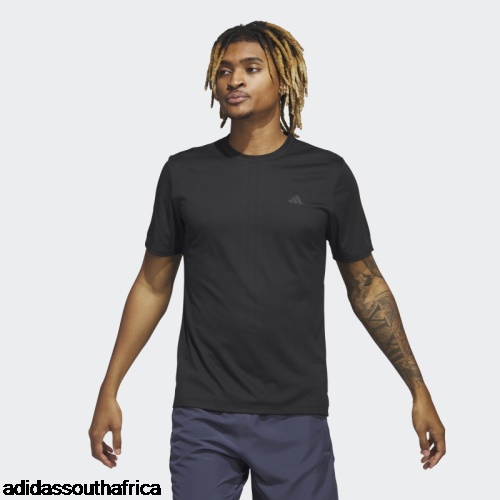 Black HIIT Engineered Training Tee Adidas South Africa