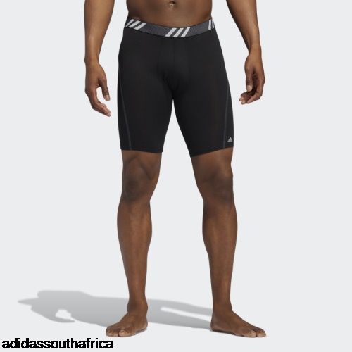 Performance Mesh Long Boxer Briefs 3 Pairs Black Adidas South Africa