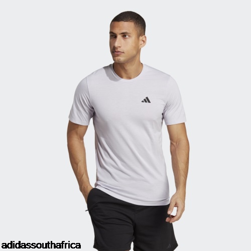 Train Essentials Feelready Training Tee Silver Dawn Adidas South Africa