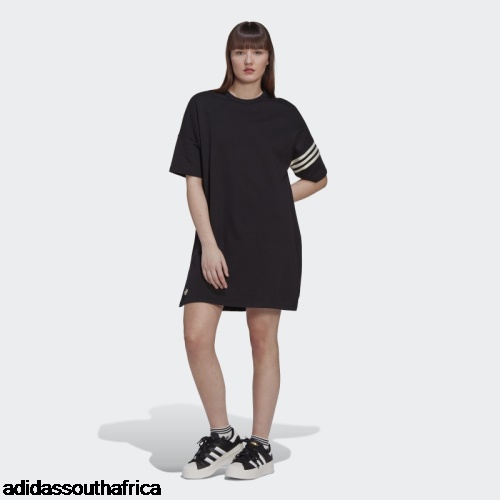 Adicolor Neuclassics Tee Dress Black Adidas South Africa