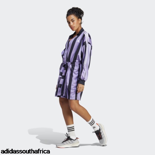 Violet Jacquard Jersey Dress Adidas Adidas South Africa