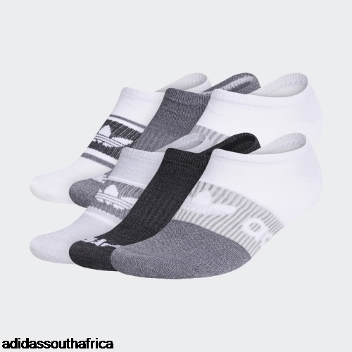 Gradient Superlite No-Show Socks 6 Pairs White Adidas South Africa