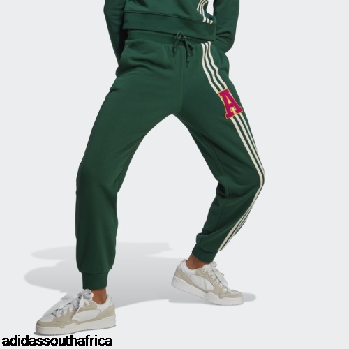 Originals 3-Stripes Leg Sweat Pants Dark Green Adidas South Africa