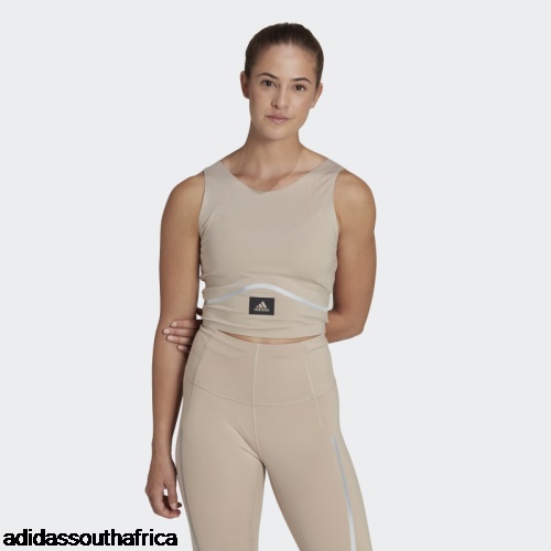 Beige Best of Running Tank Top Hot Adidas South Africa