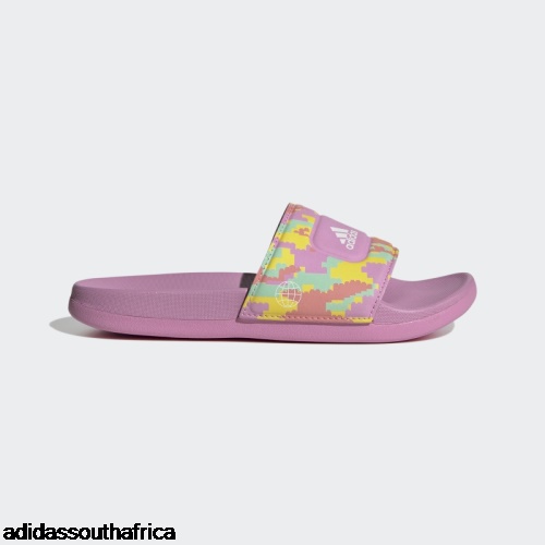 Adilette x LEGO Slides Orchid Fashion Adidas Shoes South Africa