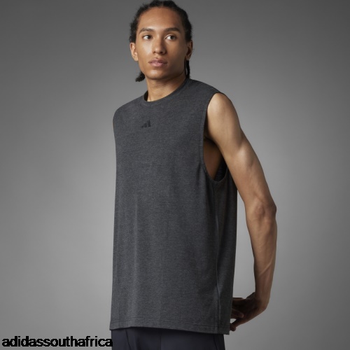 Authentic Balance Yoga Tank Top Black Adidas South Africa