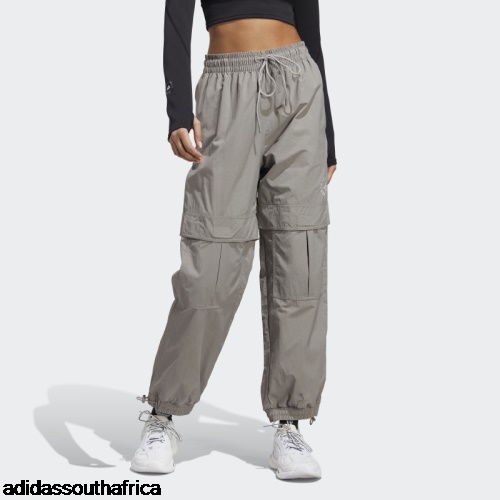 by Stella McCartney TrueCasuals Woven Solid Tracksuit Bottoms Dove Grey Adidas South Africa