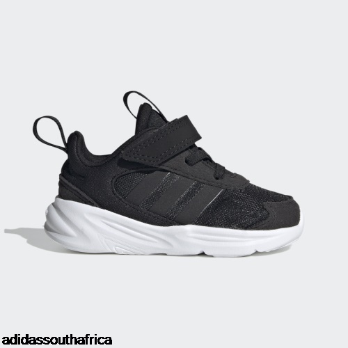 Black Ozelle Running Lifestyle Elastic Lace with Top Strap Shoes Adidas Shoes South Africa